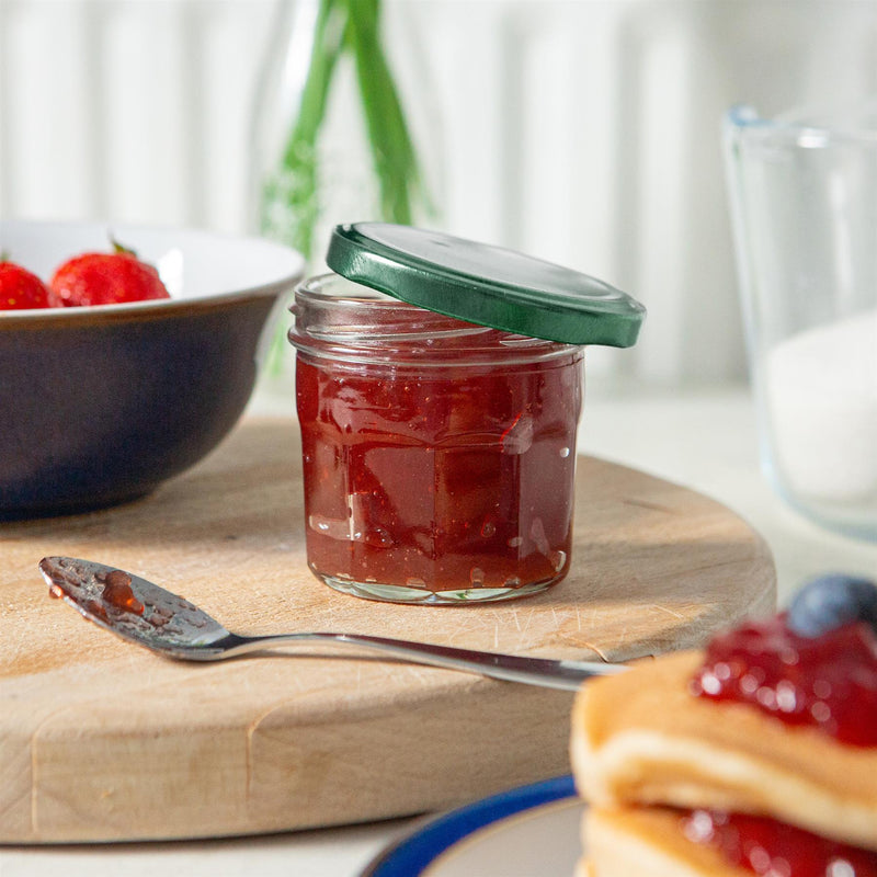 130ml Glass Jam Jar with Lid - By Argon Tableware