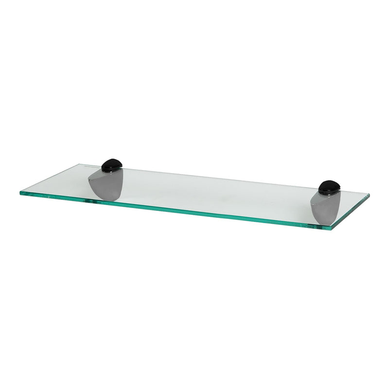 Floating Glass Bathroom Shelf - 50cm - By Harbour Housewares