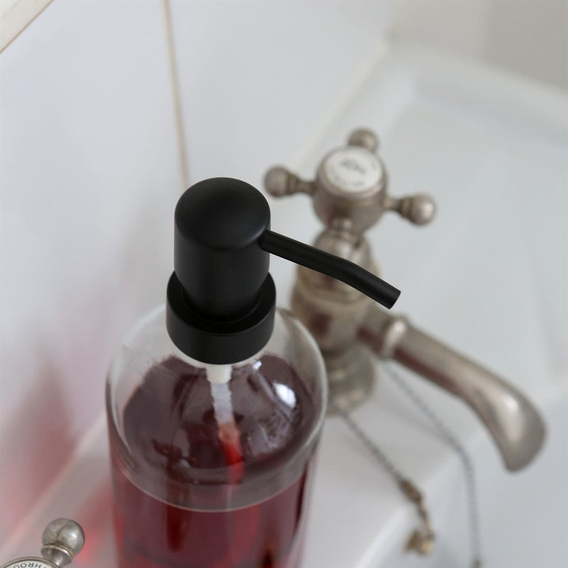 Glass Soap Dispenser - 500ml - By Harbour Housewares