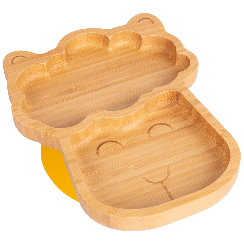 Bamboo Llama Baby Feeding Plate with Suction Cup - By Tiny Dining