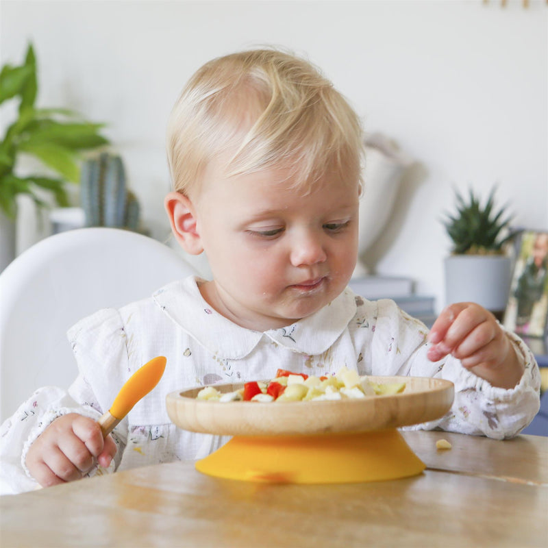 Bamboo Baby Weaning Fork with Silicone Tip - By Tiny Dining