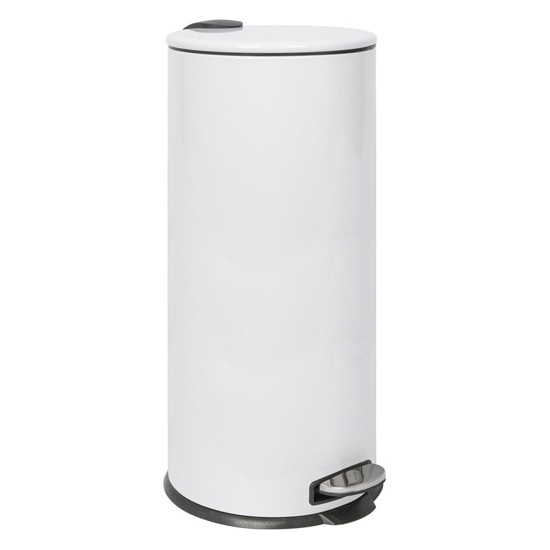 30L Stainless Steel Round Kitchen Pedal Bin - By Harbour Housewares