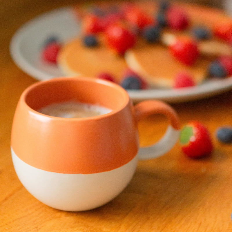 340ml Dipped Sphere Stoneware Mug - Navy - By Nicola Spring