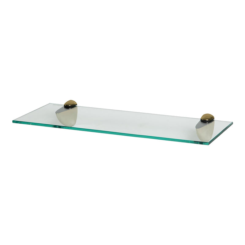 Floating Glass Bathroom Shelf - 50cm - By Harbour Housewares