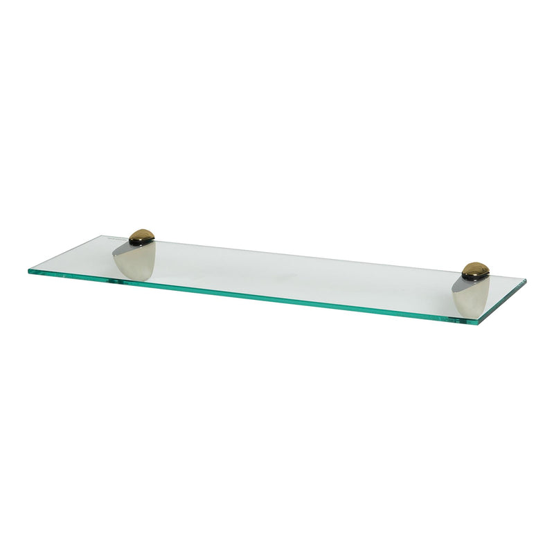 Floating Glass Bathroom Shelf - 60cm - By Harbour Housewares