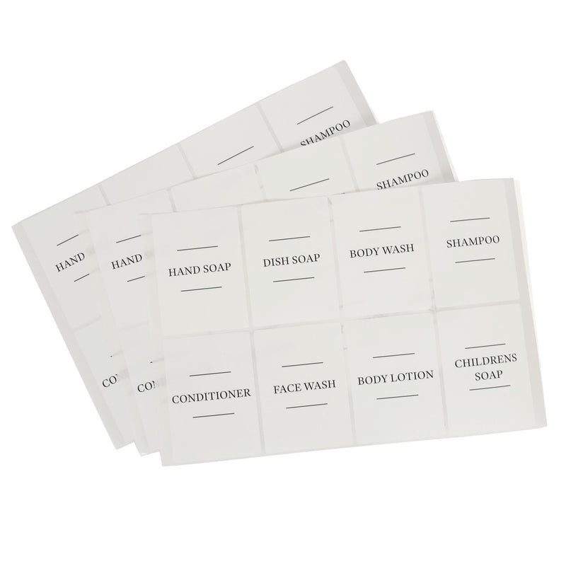 8pc Soap Dispenser Labels Set - By Harbour Housewares