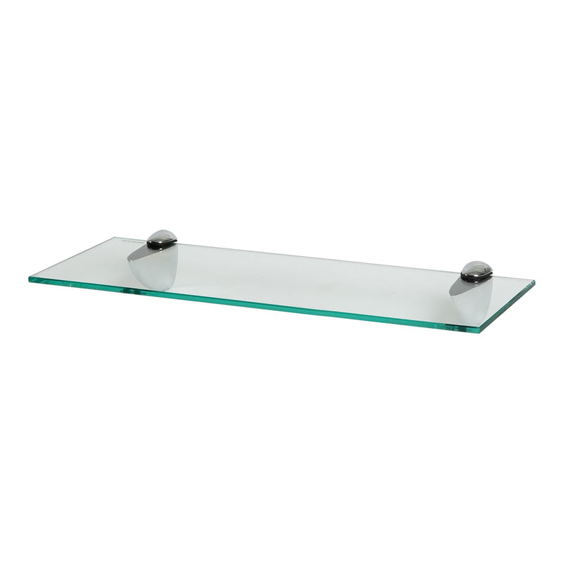 Floating Glass Bathroom Shelf - 50cm - By Harbour Housewares