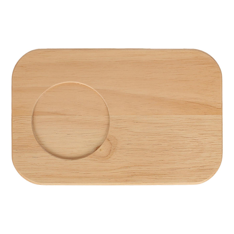 Wooden Tea & Biscuit Serving Board - 23cm x 15cm - By Argon Tableware