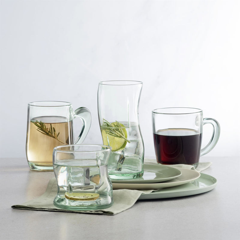 340ml Aware Basic Recycled Glass Mug - Green - By Pasabahce