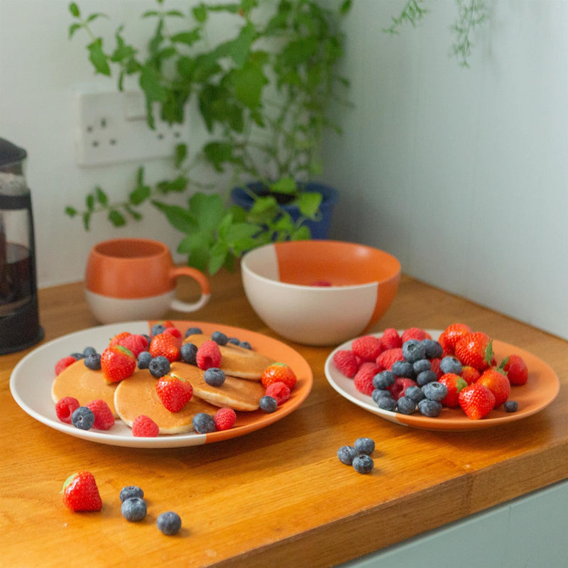 340ml Dipped Sphere Stoneware Mug - Navy - By Nicola Spring