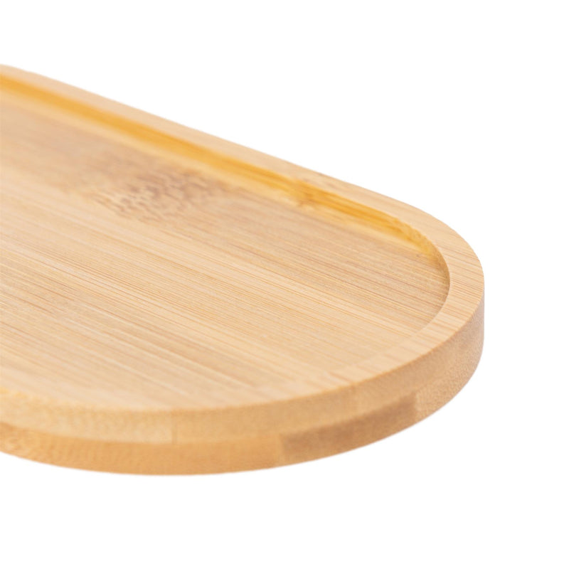 Bamboo Soap Dispenser Tray - 17.5cm - By Harbour Housewares