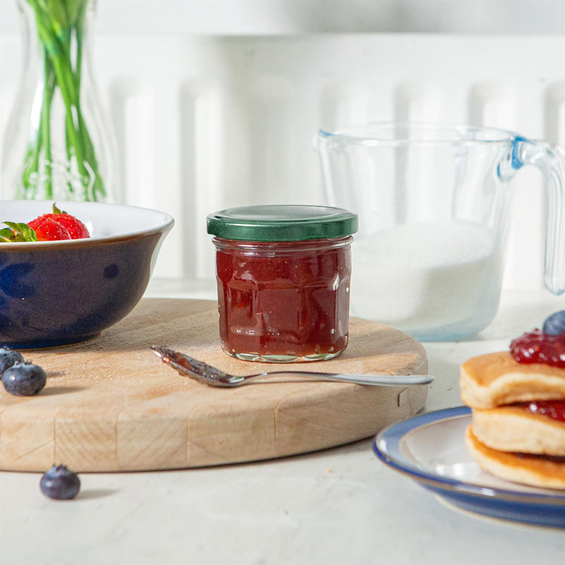 130ml Glass Jam Jar with Lid - By Argon Tableware