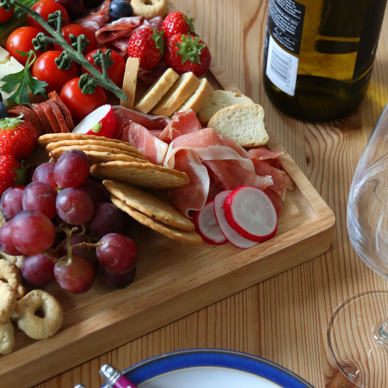 Wooden Butchers Block Chopping Board - 45cm x 30cm - By Argon Tableware