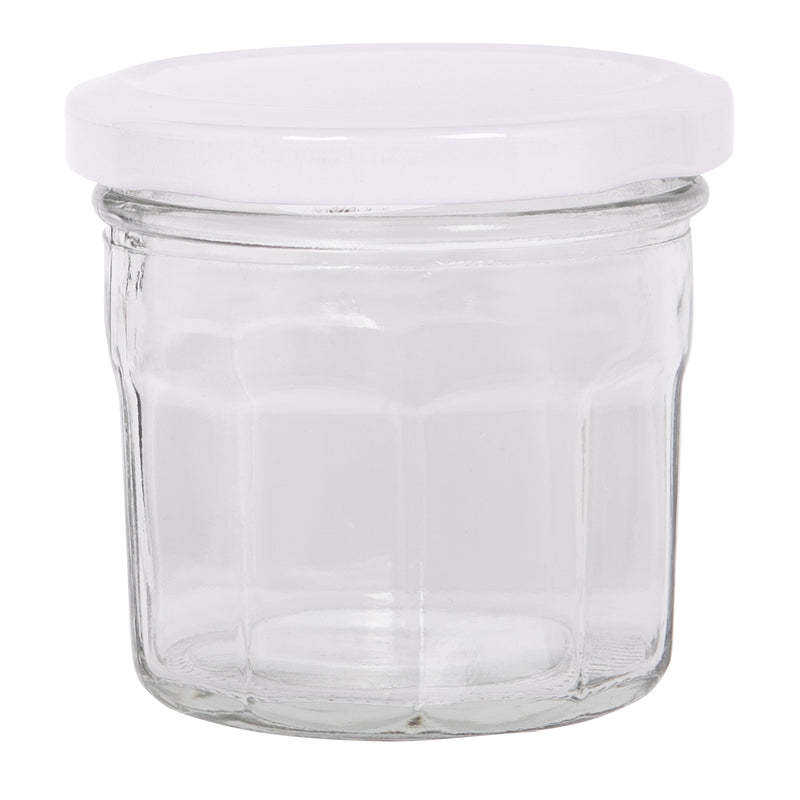 130ml Glass Jam Jar with Lid - By Argon Tableware