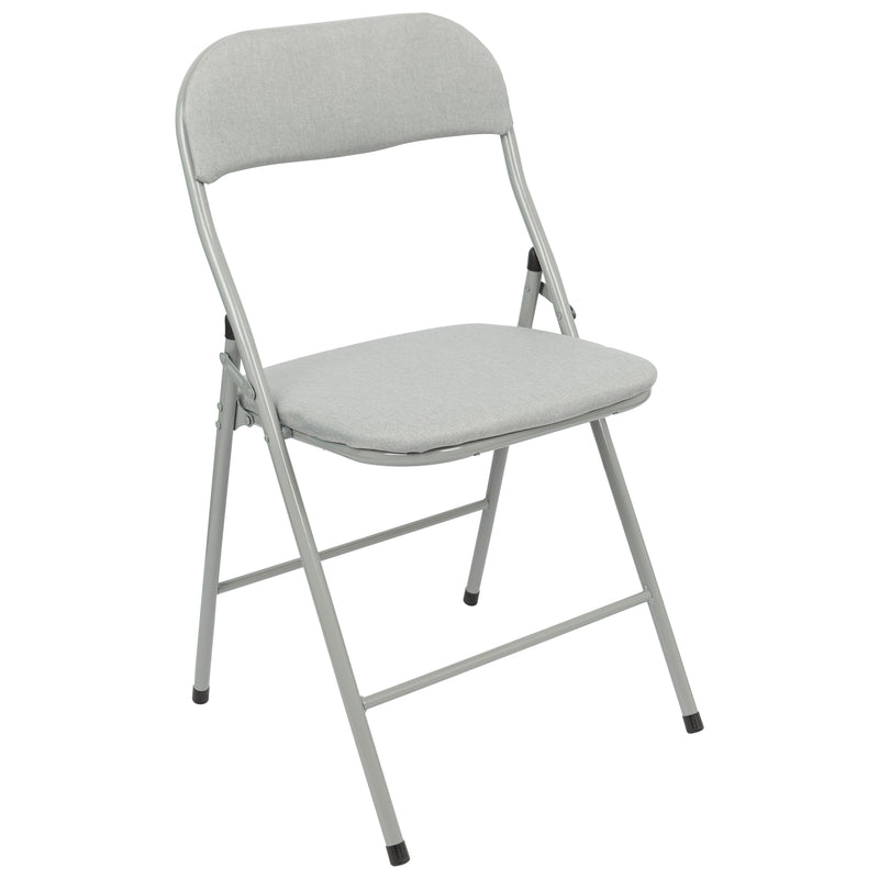 Fabric Padded Metal Folding Chair - By Harbour Housewares