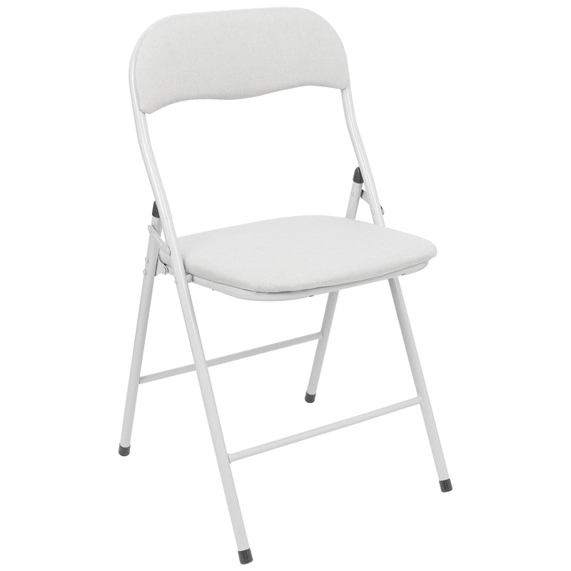 Fabric Padded Metal Folding Chair - By Harbour Housewares