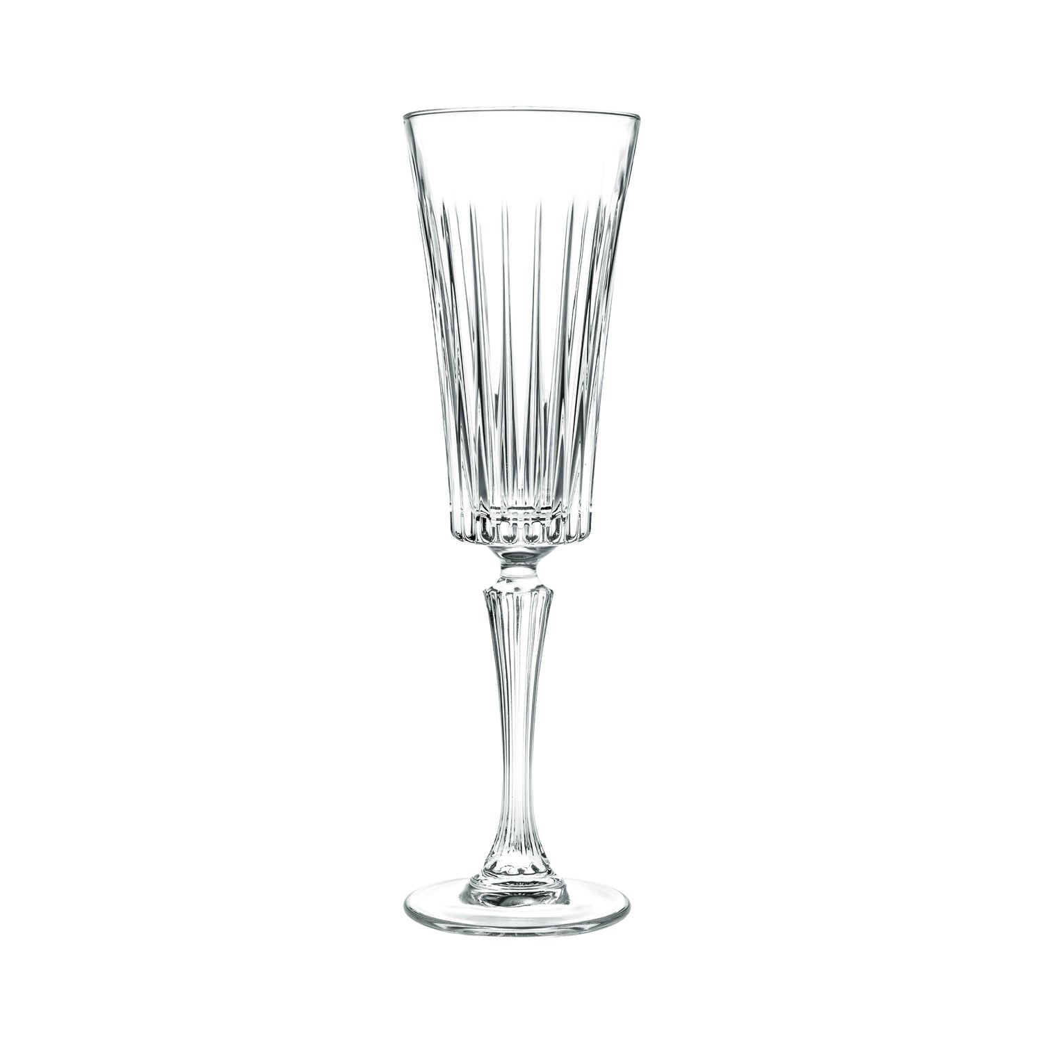 210ml Timeless Glass Champagne Flute - By RCR Crystal