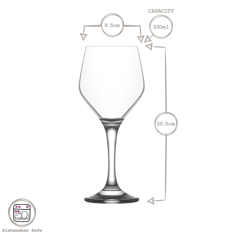 330ml Ella Red Wine Glass - By LAV