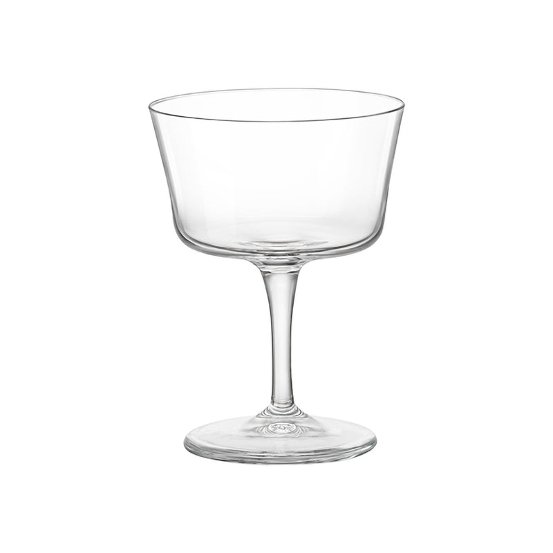 220ml Bartender Novecento Glass Champagne Saucer - By Bormioli Rocco