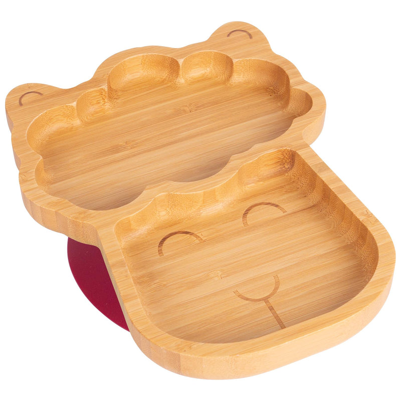 Bamboo Llama Baby Feeding Plate with Suction Cup - By Tiny Dining