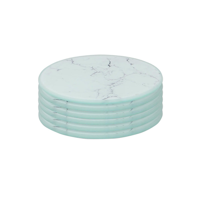 Round Glass Coaster - Marble - By Harbour Housewares