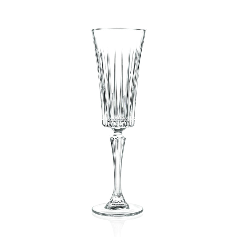 210ml Timeless Glass Champagne Flute - By RCR Crystal