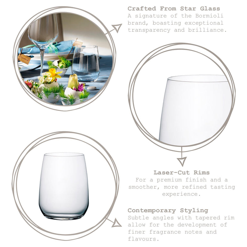 430ml Restaurant Glass Tumbler - By Bormioli Rocco