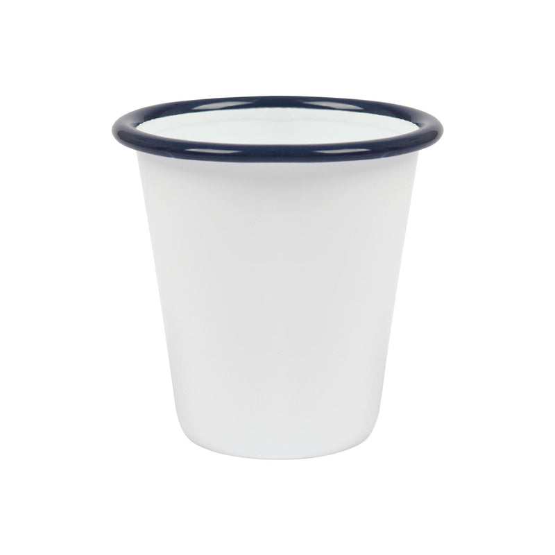 300ml White Enamel Tumbler - By Argon Tableware