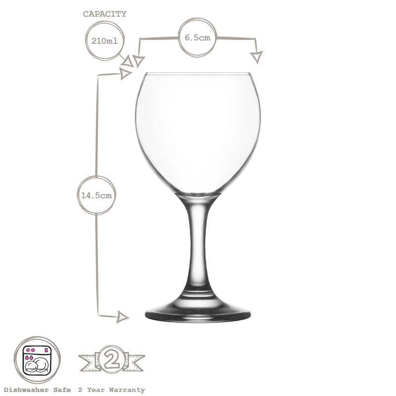 210ml Misket White Wine Glass - By LAV