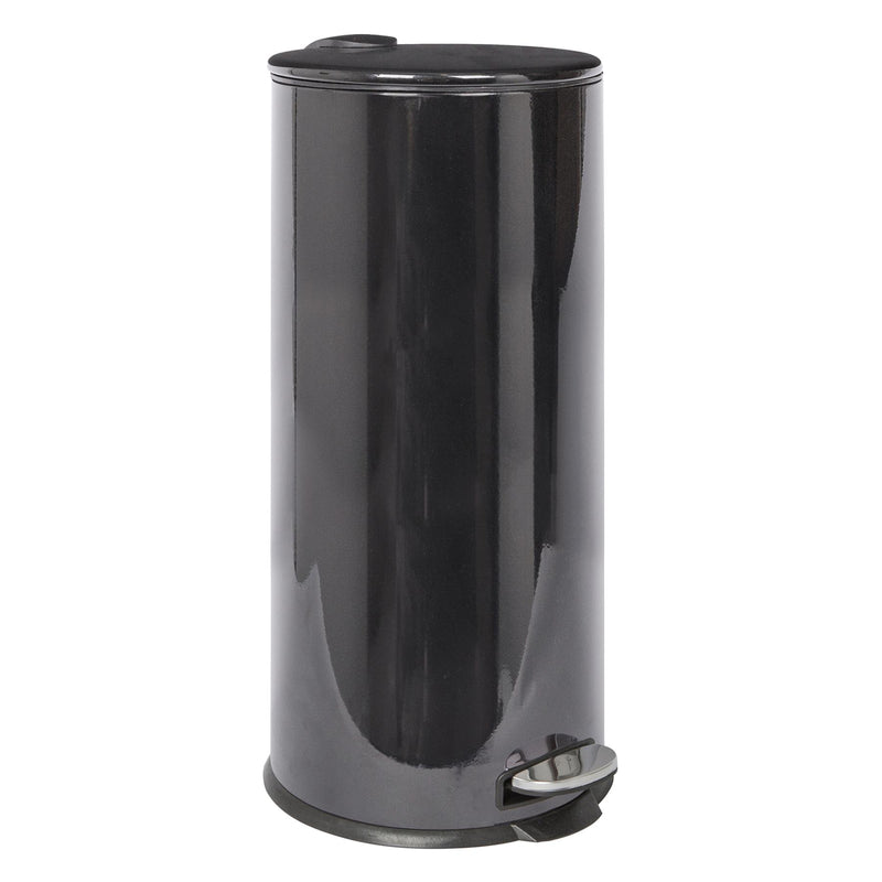 30L Stainless Steel Round Kitchen Pedal Bin - By Harbour Housewares