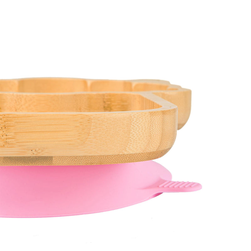 Bamboo Llama Baby Feeding Plate with Suction Cup - By Tiny Dining