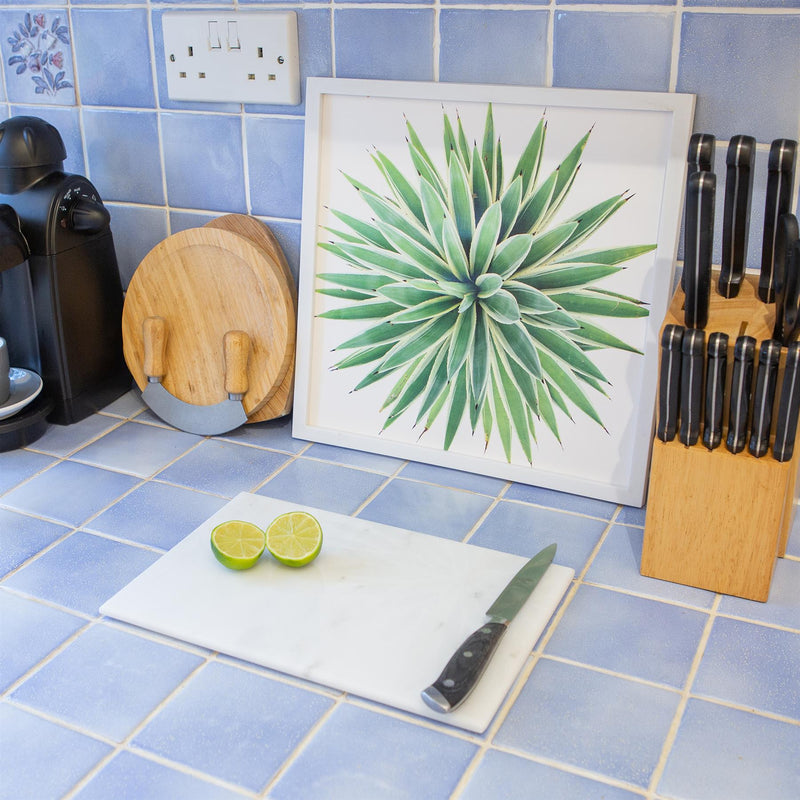 30cm x 20cm Rectangle Marble Chopping Board - By Argon Tableware