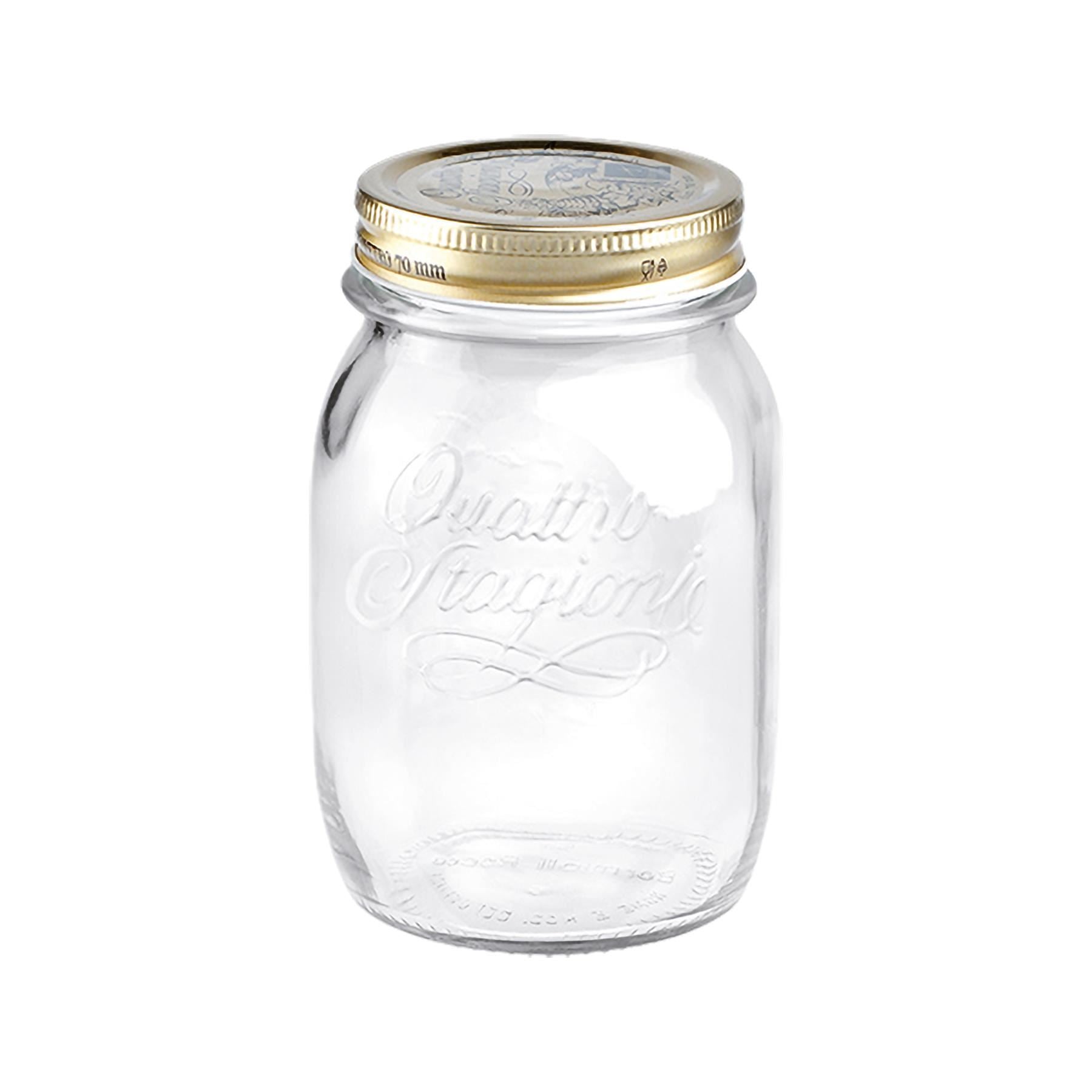 500ml Quattro Stagioni Glass Food Preserving Jar - By Bormioli Rocco