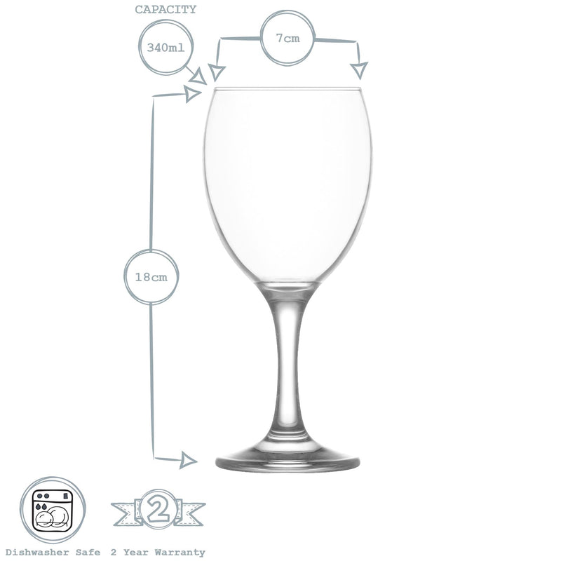 LAV Empire Red Wine Glass - 340ml