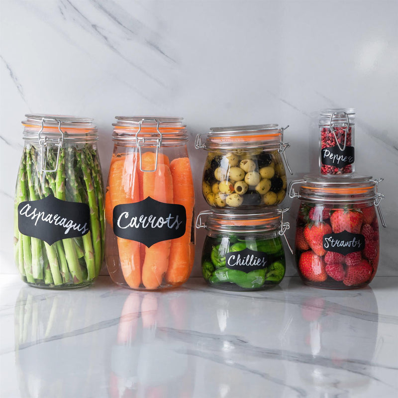 Argon Tableware Chalkboard Labels for Glass Jars