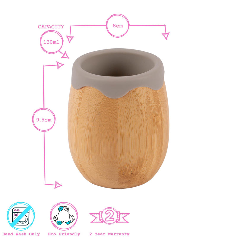 130ml Bamboo Baby Trainer Cup - By Tiny Dining