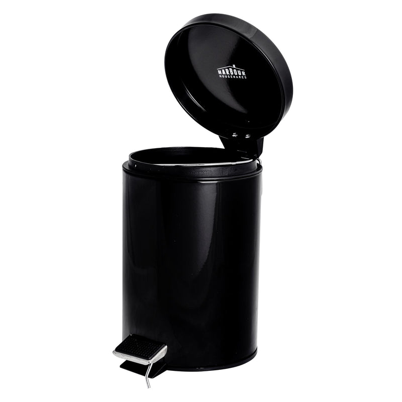 3L Round Stainless Steel Pedal Bin - By Harbour Housewares