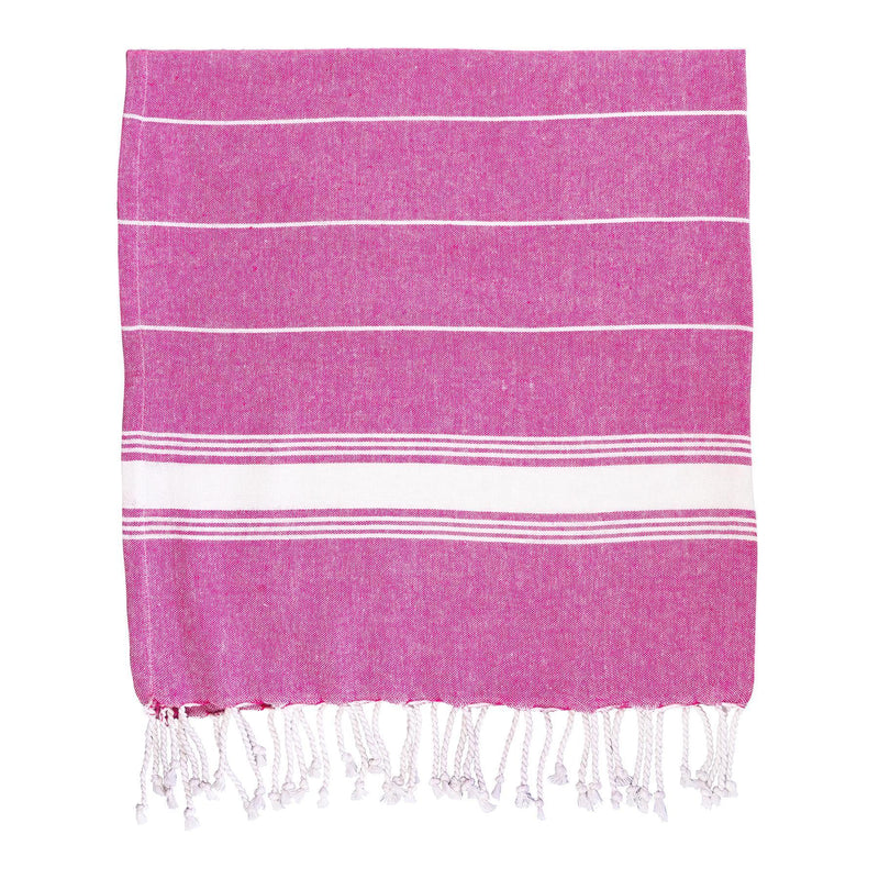 Nicola Spring Turkish Beach Towel - Pink