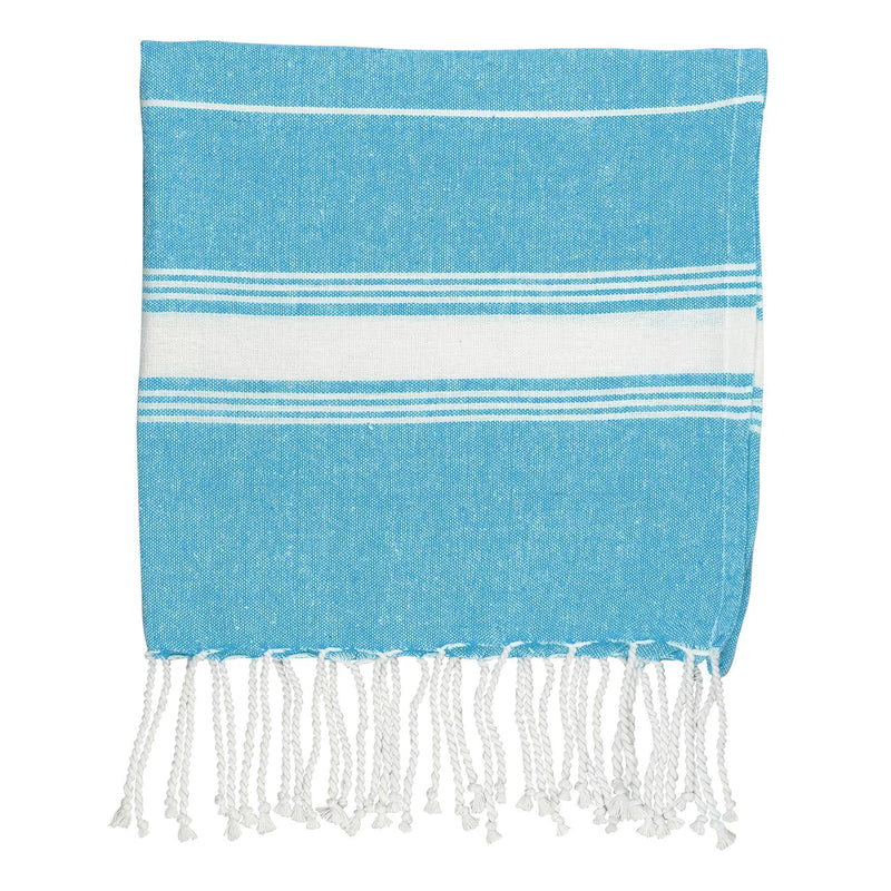 Nicola Spring Kids Turkish Beach Towel - Light Blue