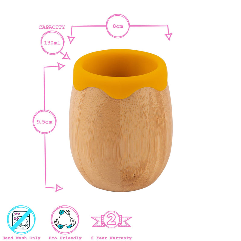 130ml Bamboo Baby Trainer Cup - By Tiny Dining