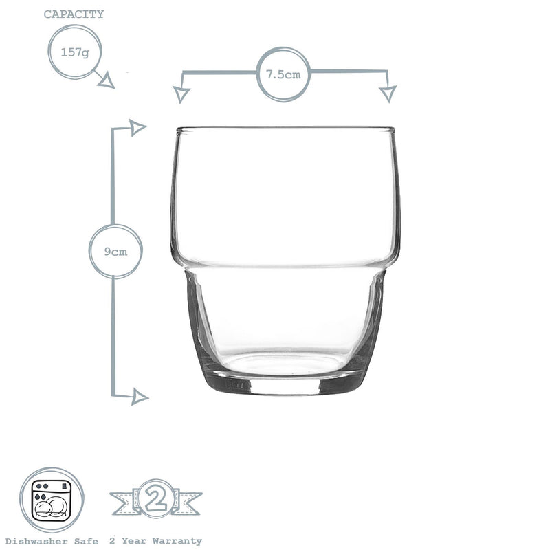 Galata Stacking Whiskey Glass - 285ml