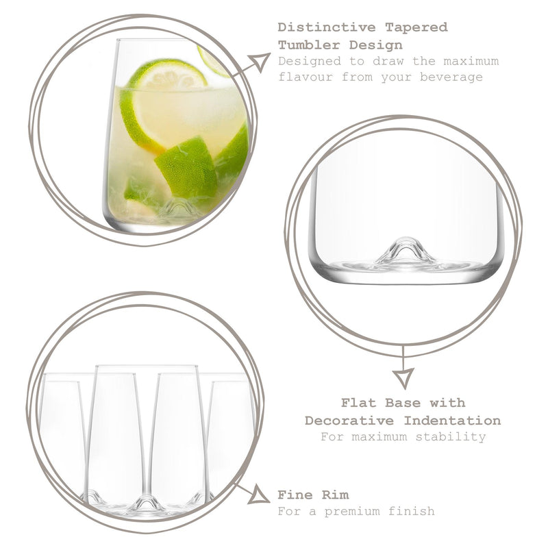 590ml Terra Highball Glass - By LAV