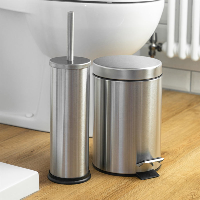 3L Round Stainless Steel Pedal Bin - By Harbour Housewares