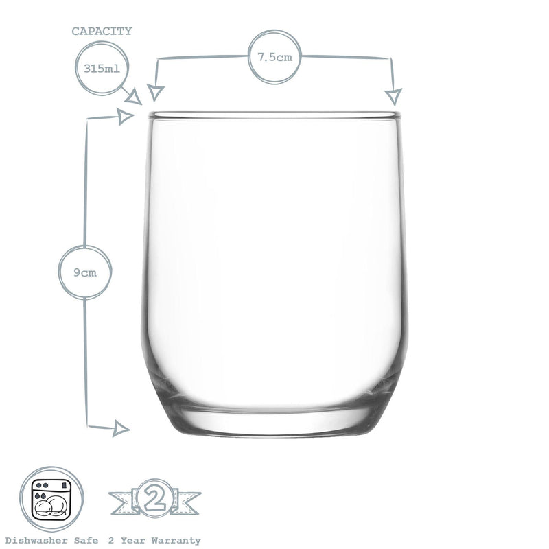 LAV Sude Whisky Glass - 315ml