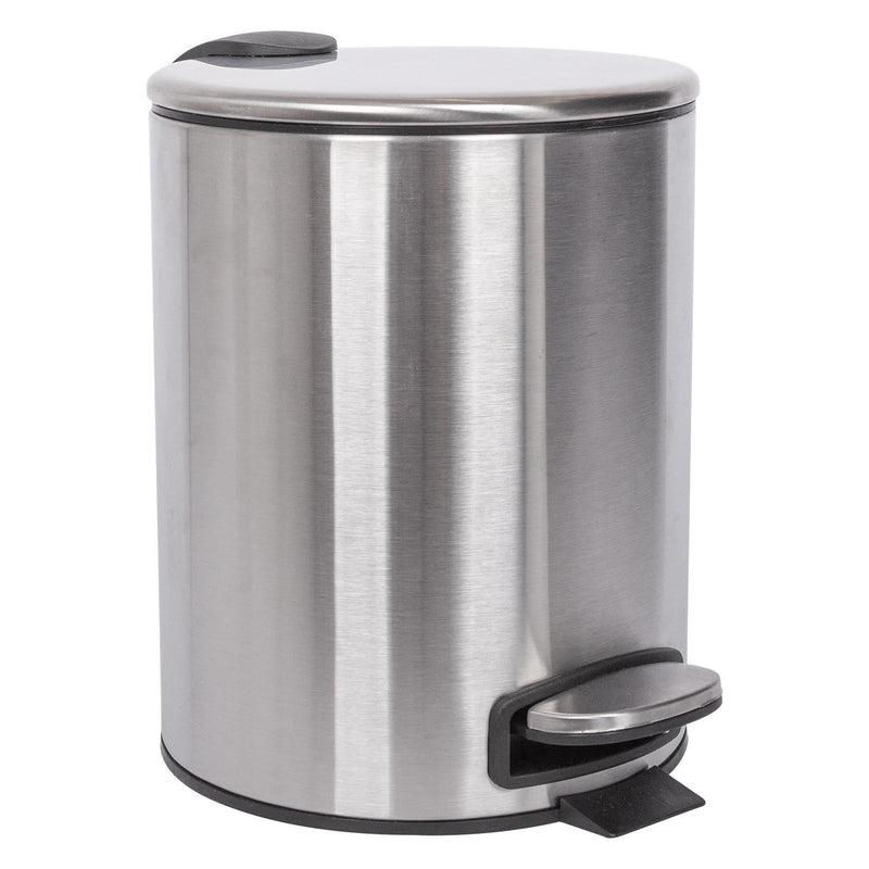 5L Round Stainless Steel Pedal Bin - By Harbour Housewares