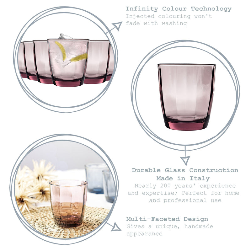 300ml Pulsar Glass Whiskey Tumbler - By Bormioli Rocco