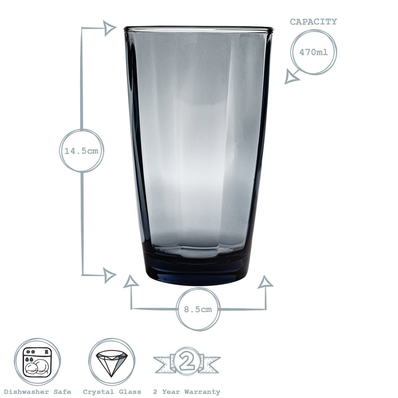 470ml Pulsar Highball Glass - By Bormioli Rocco