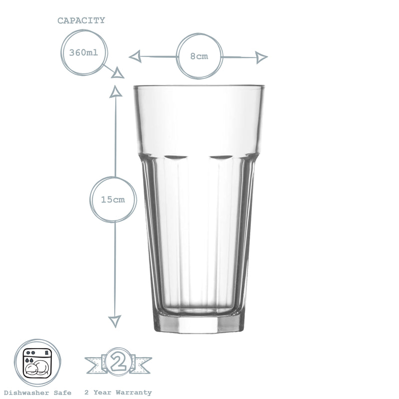 LAV Aras Highball Glass - 360ml