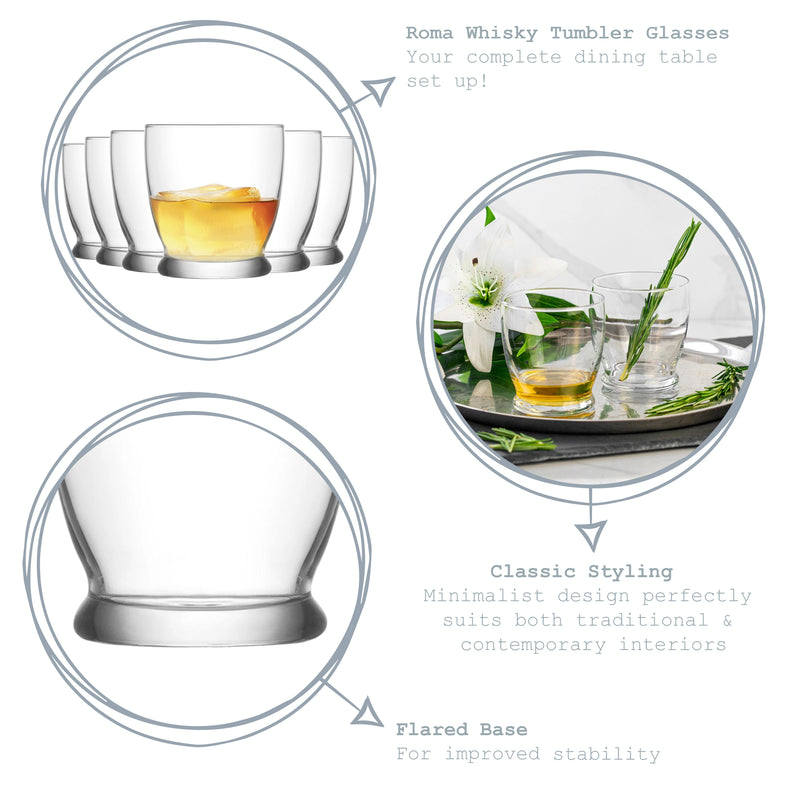 LAV Roma Whisky Glass - 295ml