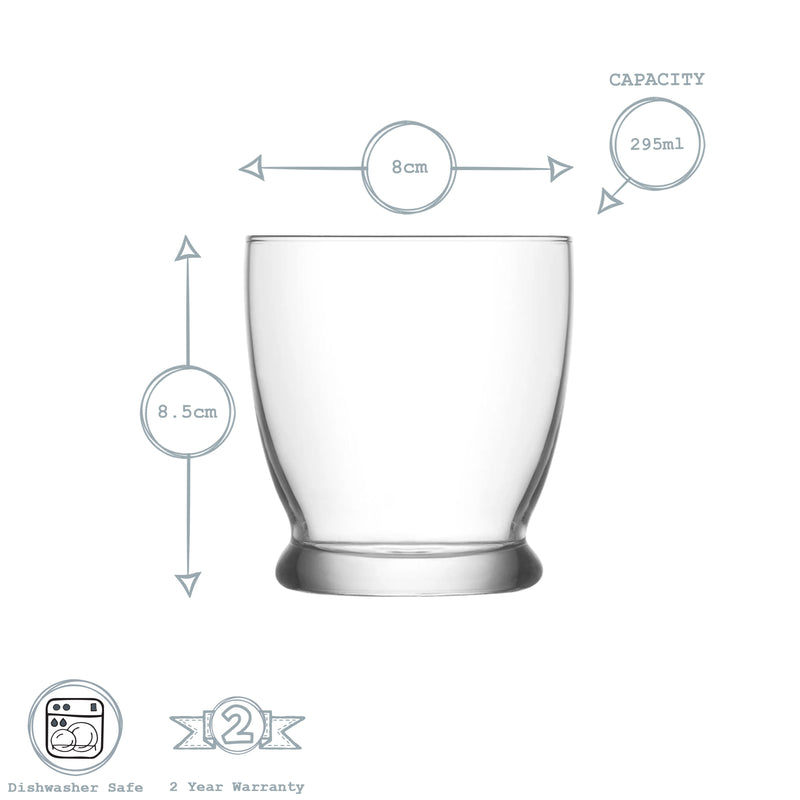 LAV Roma Whisky Glass - 295ml